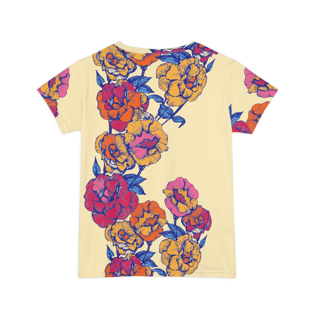 Printify Compressed The Everyday Bloom Tee in Marigold Reverie