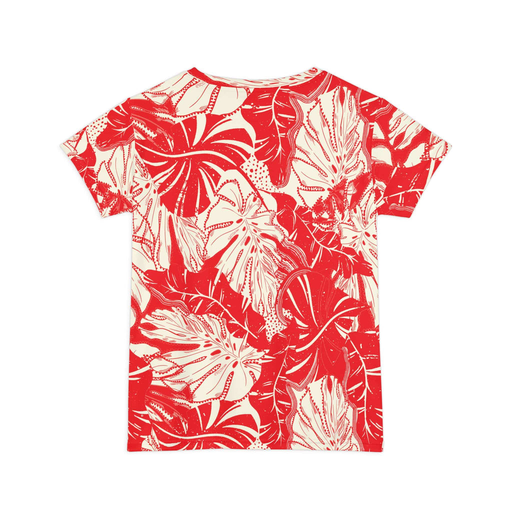 The Everyday Bloom Tee in Scarlet Cabana