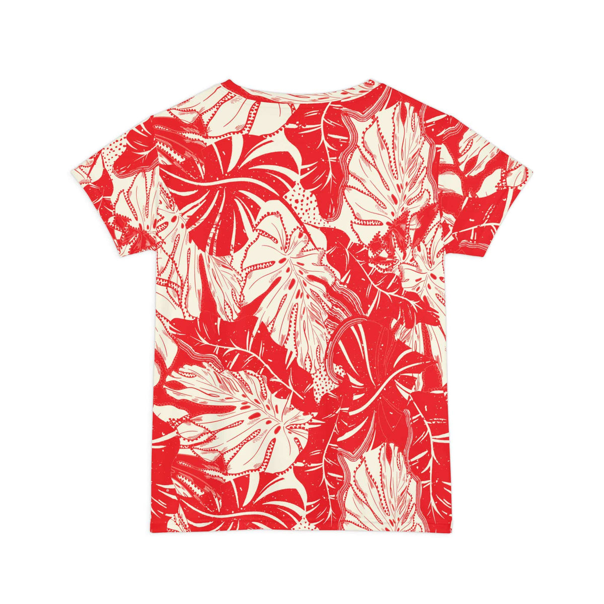 The Everyday Bloom Tee in Scarlet Cabana
