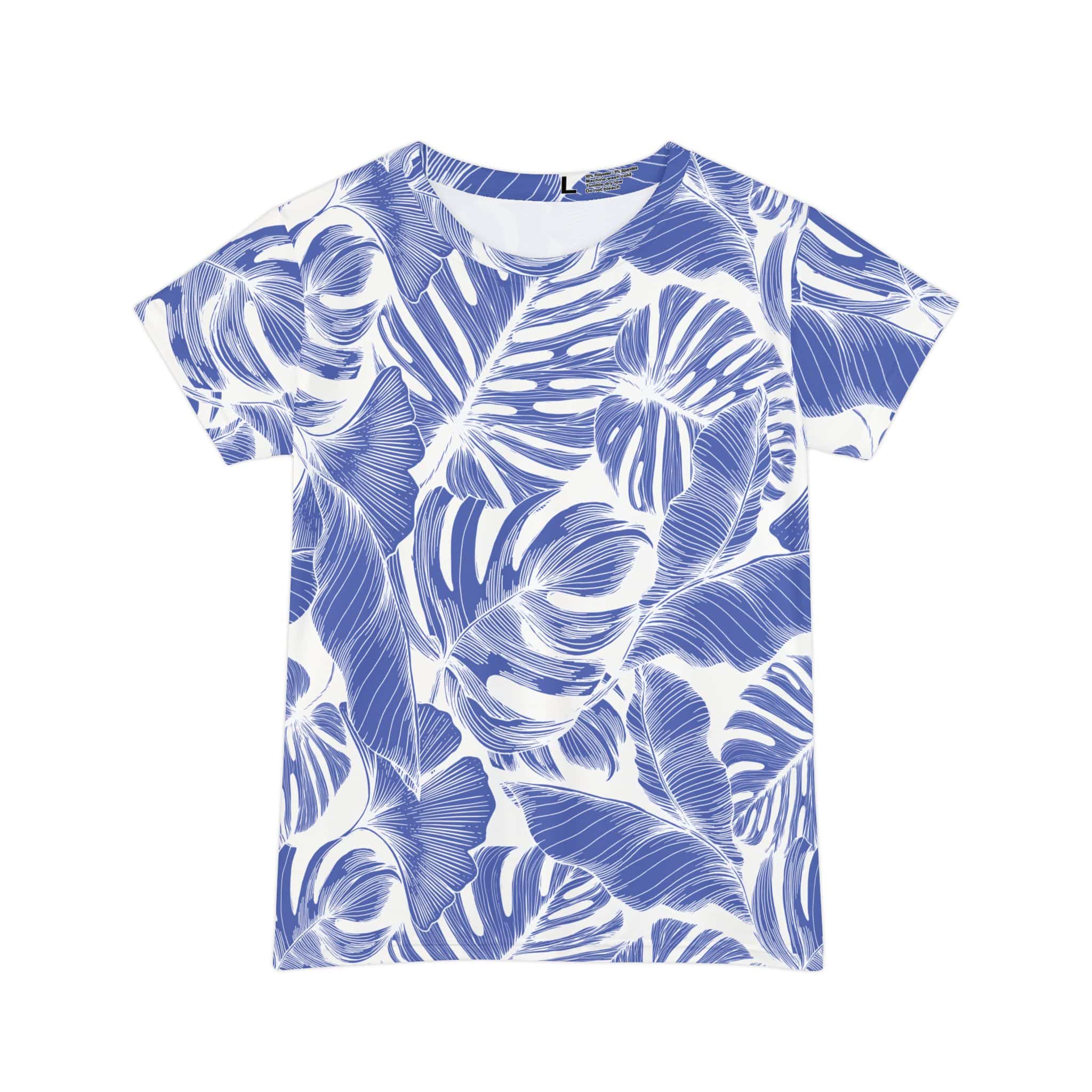 The Everyday Bloom Tee in Azure Canopy