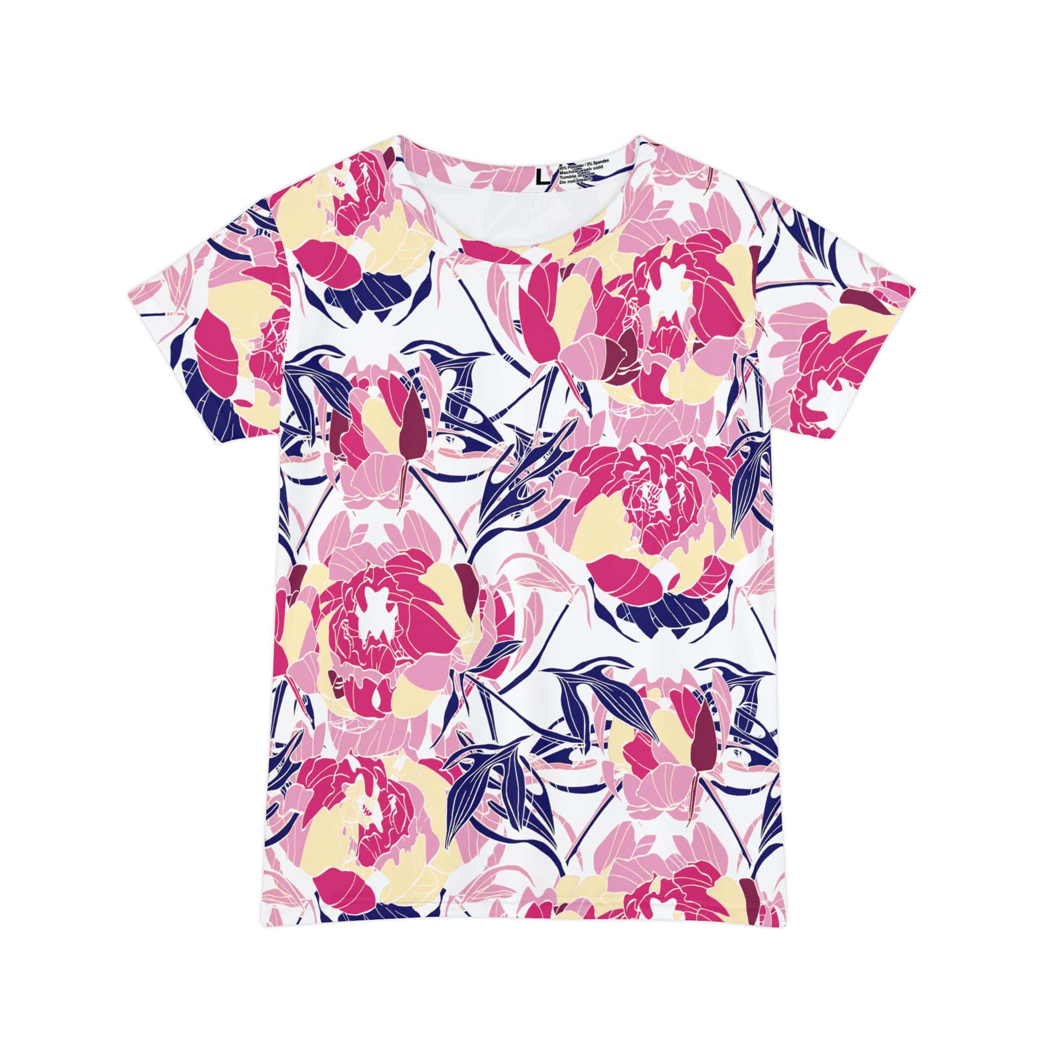 The Everyday Bloom Tee in Raspberry Bloom