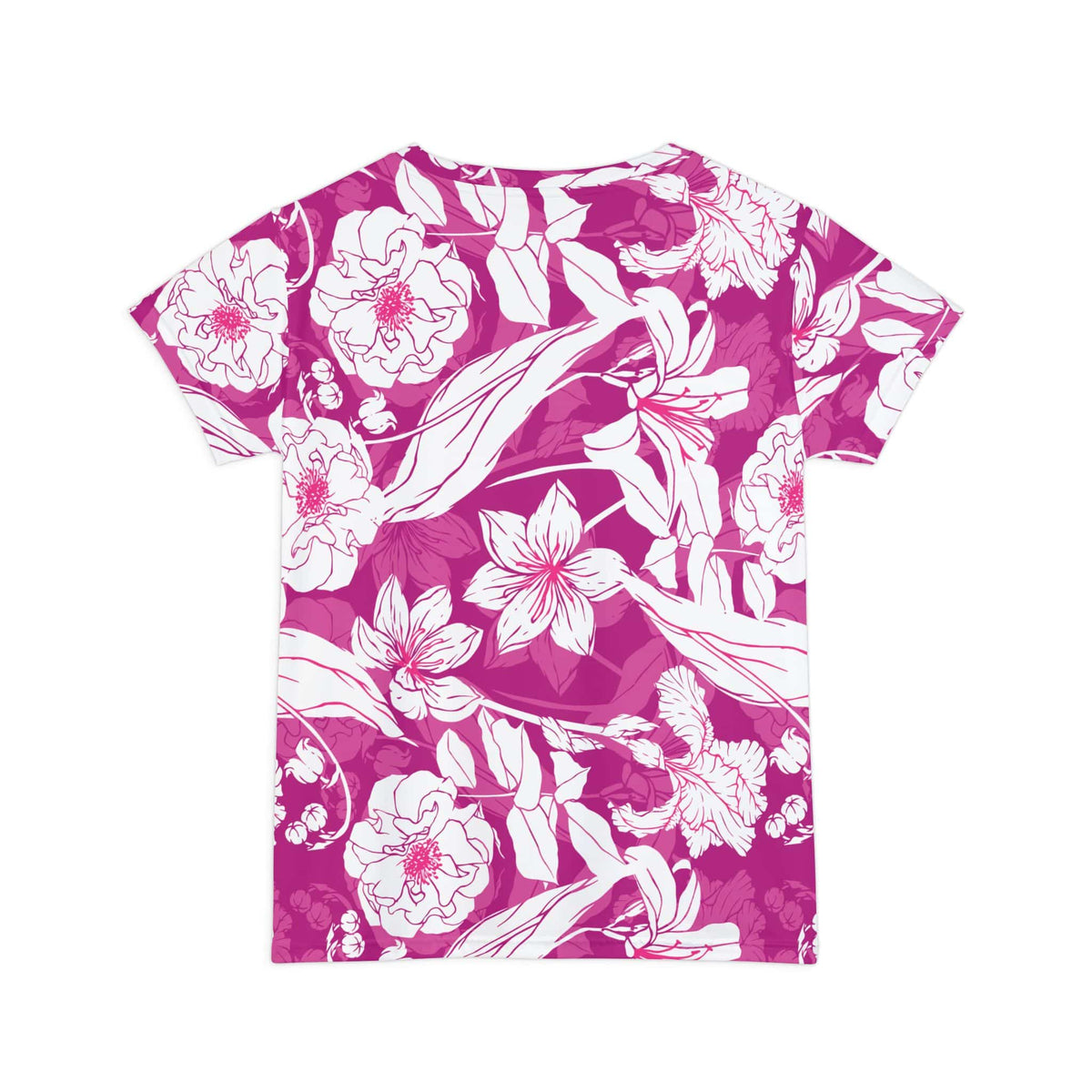The Everyday Bloom Tee in Raspberry Etching
