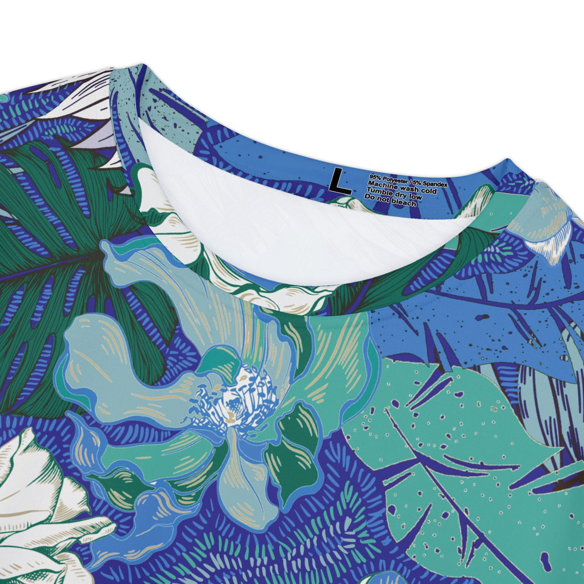 The Everyday Bloom Tee in Cobalt Eden