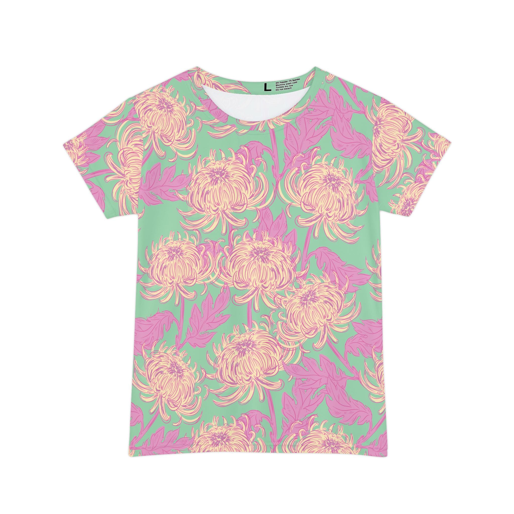 Printify Compressed The Everyday Bloom Tee in Mint Muse