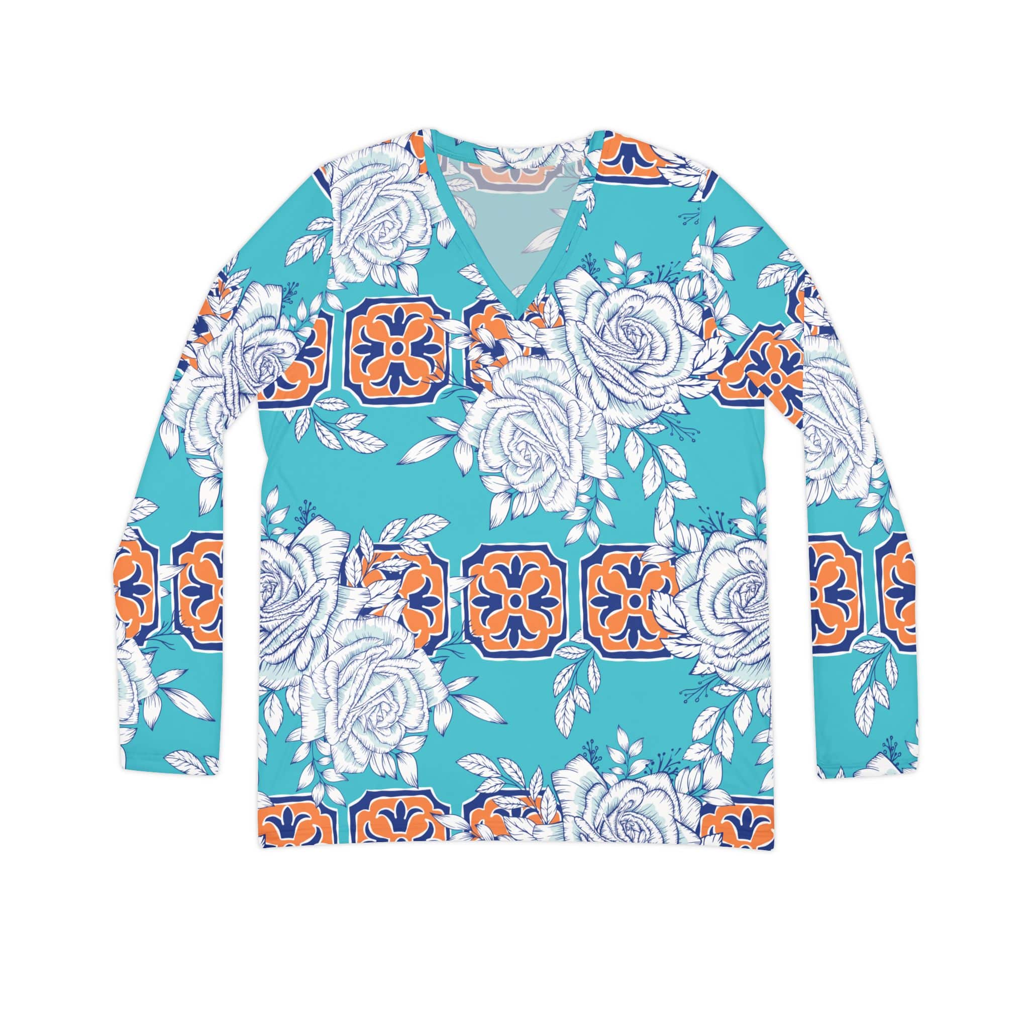 The Everyday V-Neck in Mediterranean Rose