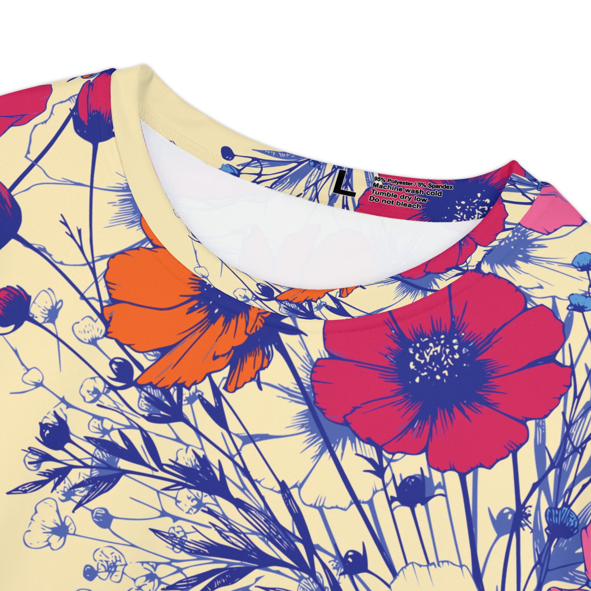 The Everyday Bloom Tee in Cobalt Bloom