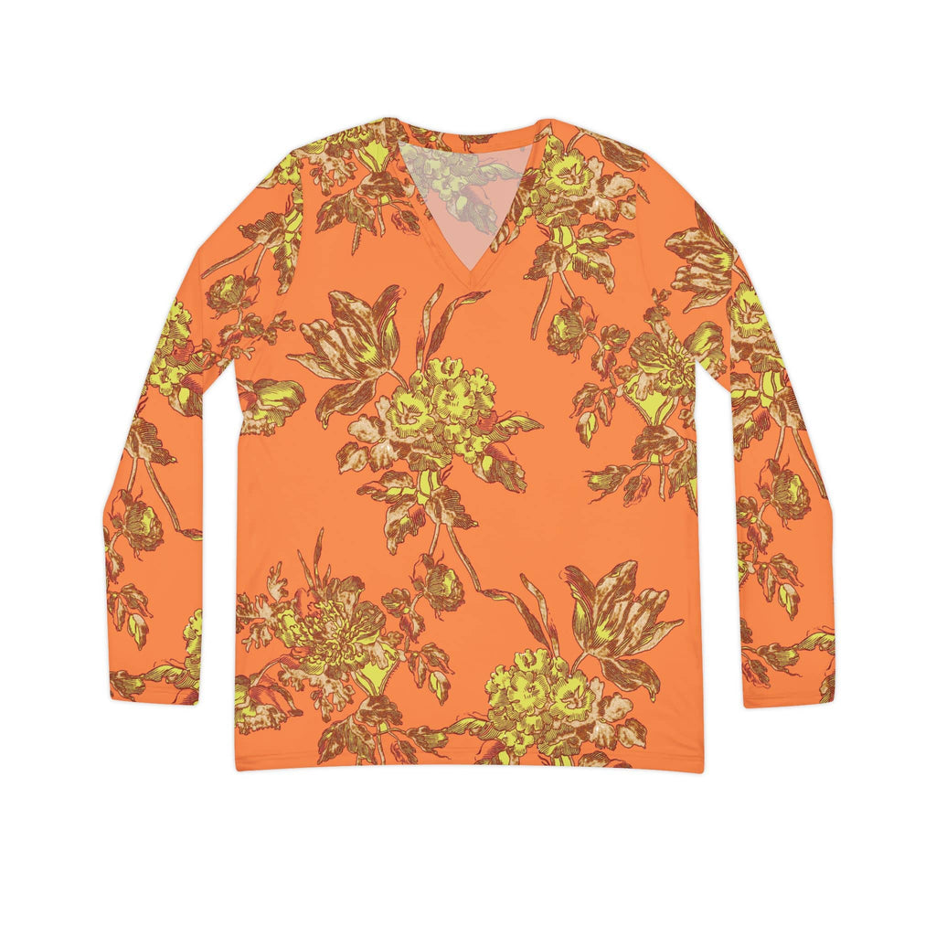 The Everyday V-Neck in Marigold Terrace