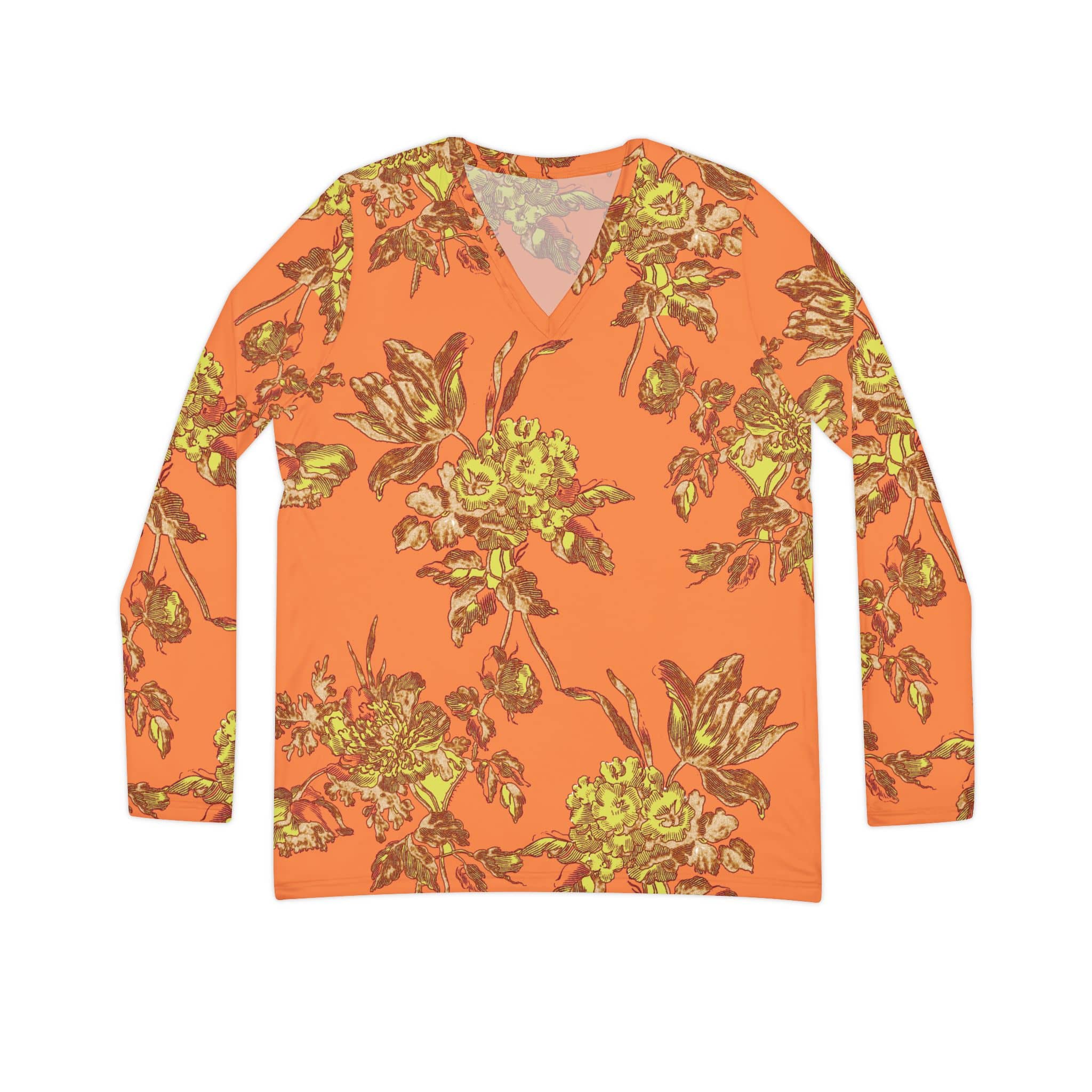The Everyday V-Neck in Marigold Terrace