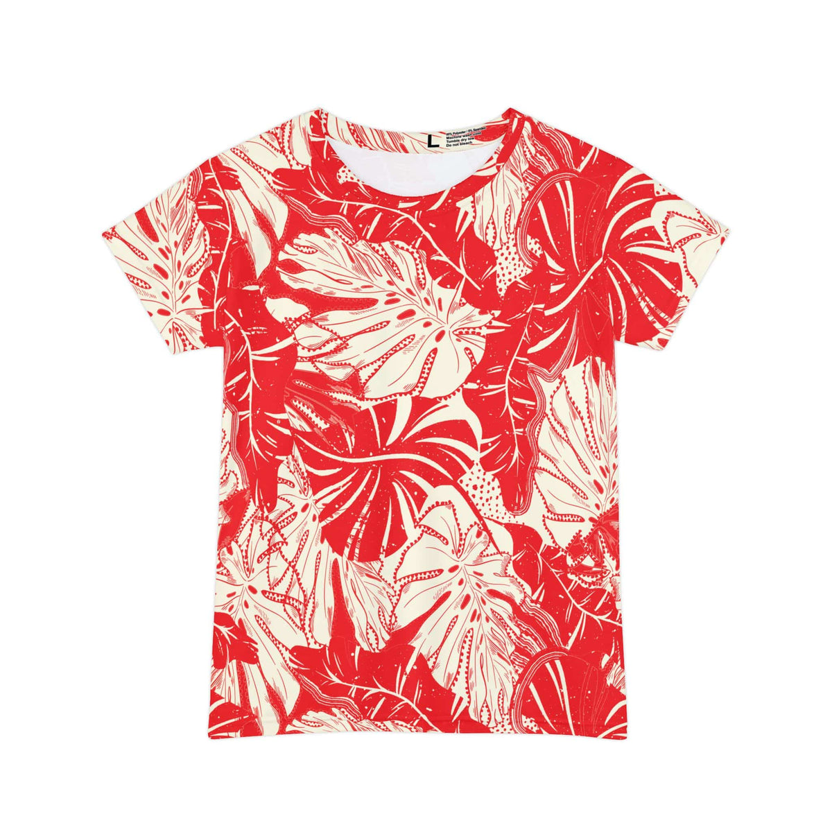 The Everyday Bloom Tee in Scarlet Cabana