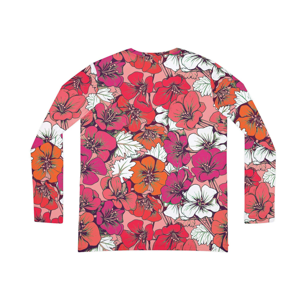 The Everyday V-Neck in Bougainvillea Pop