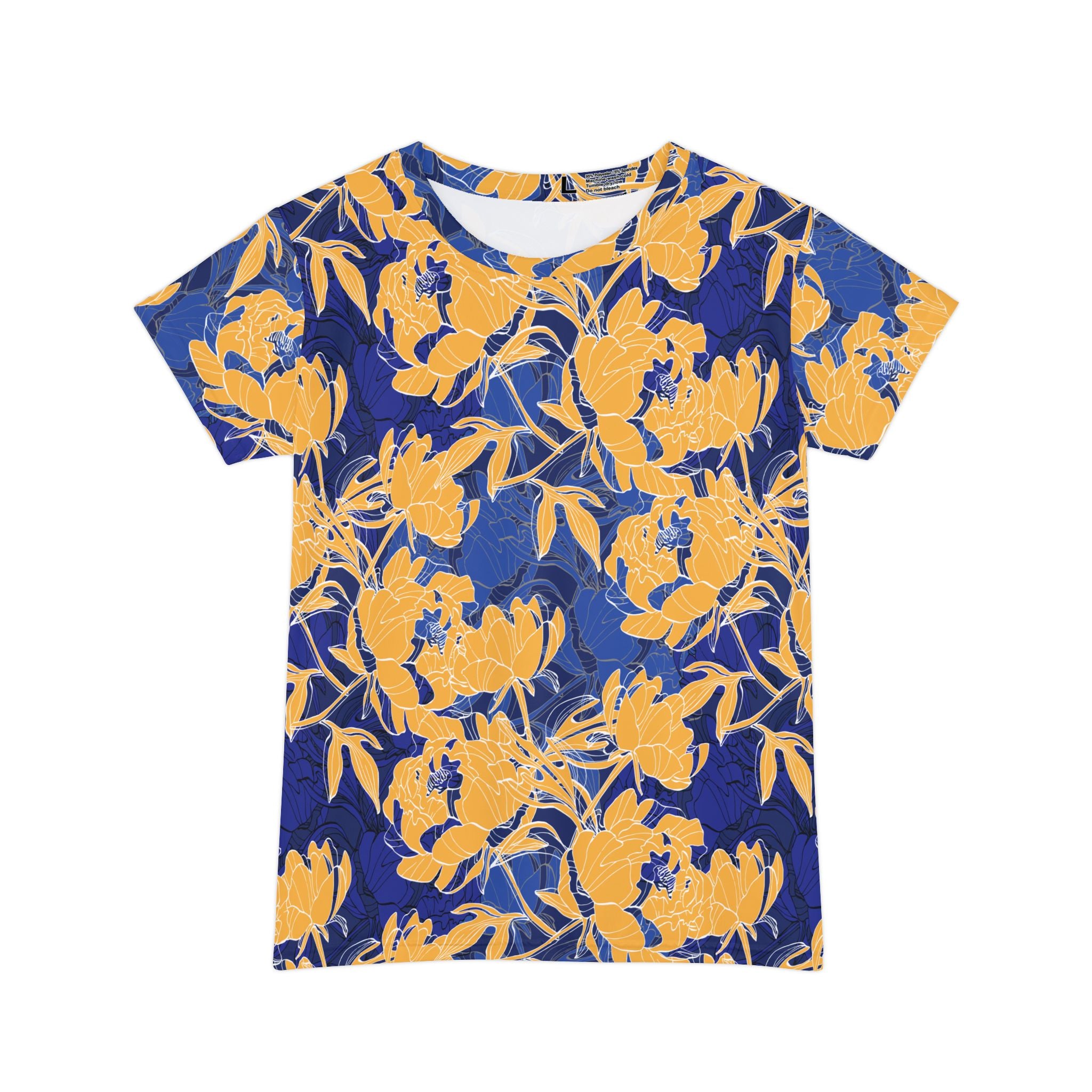 The Everyday Bloom Tee in Midnight Clementine