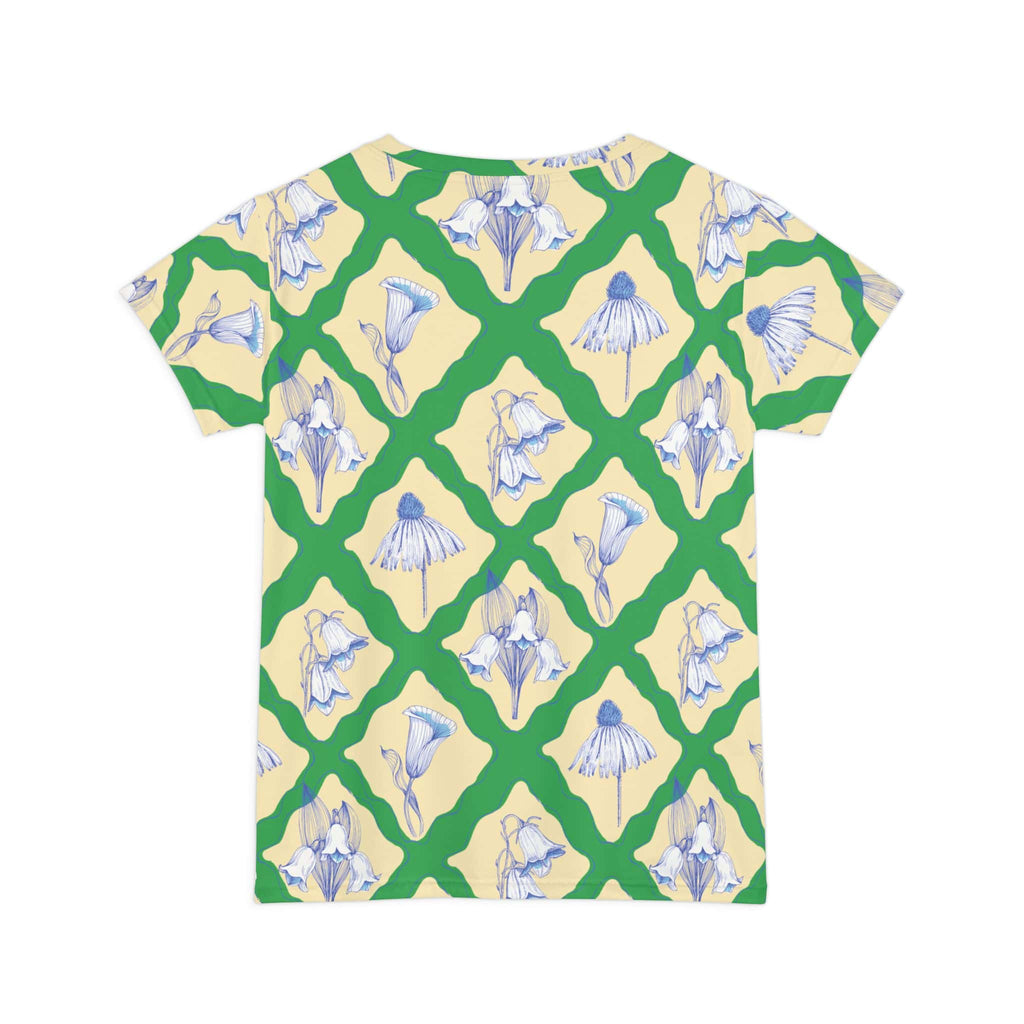 The Everyday Bloom Tee in Verdant Trellis