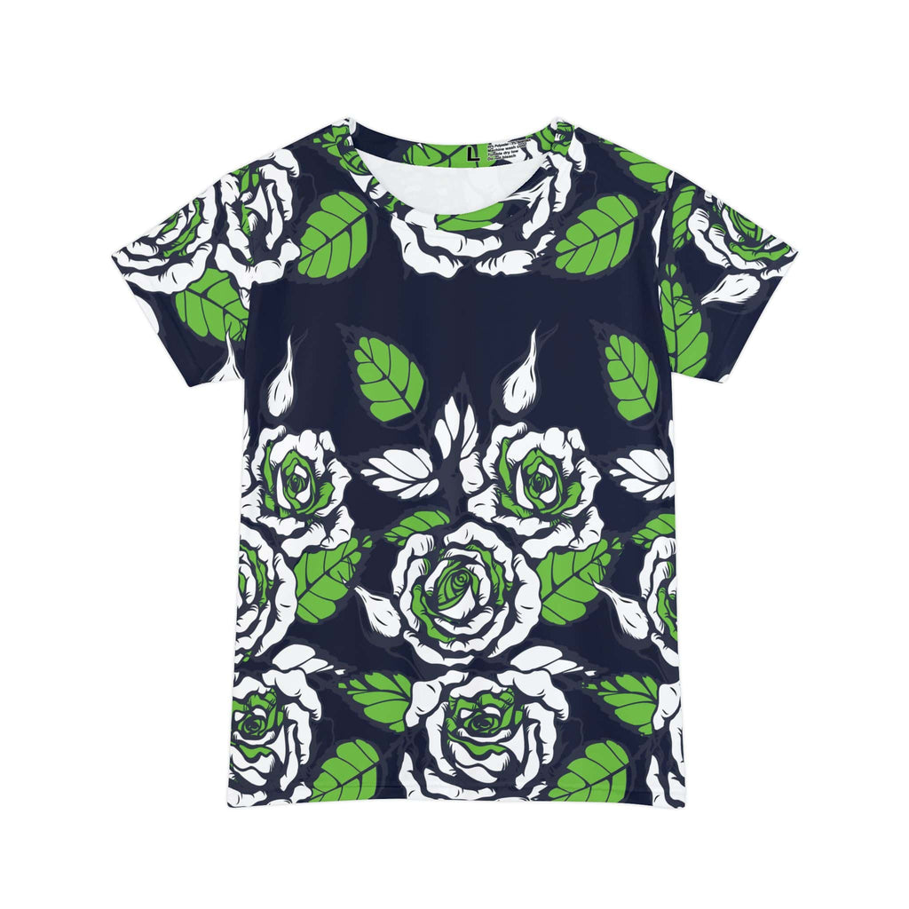 The Everyday Bloom Tee in Midnight Grove
