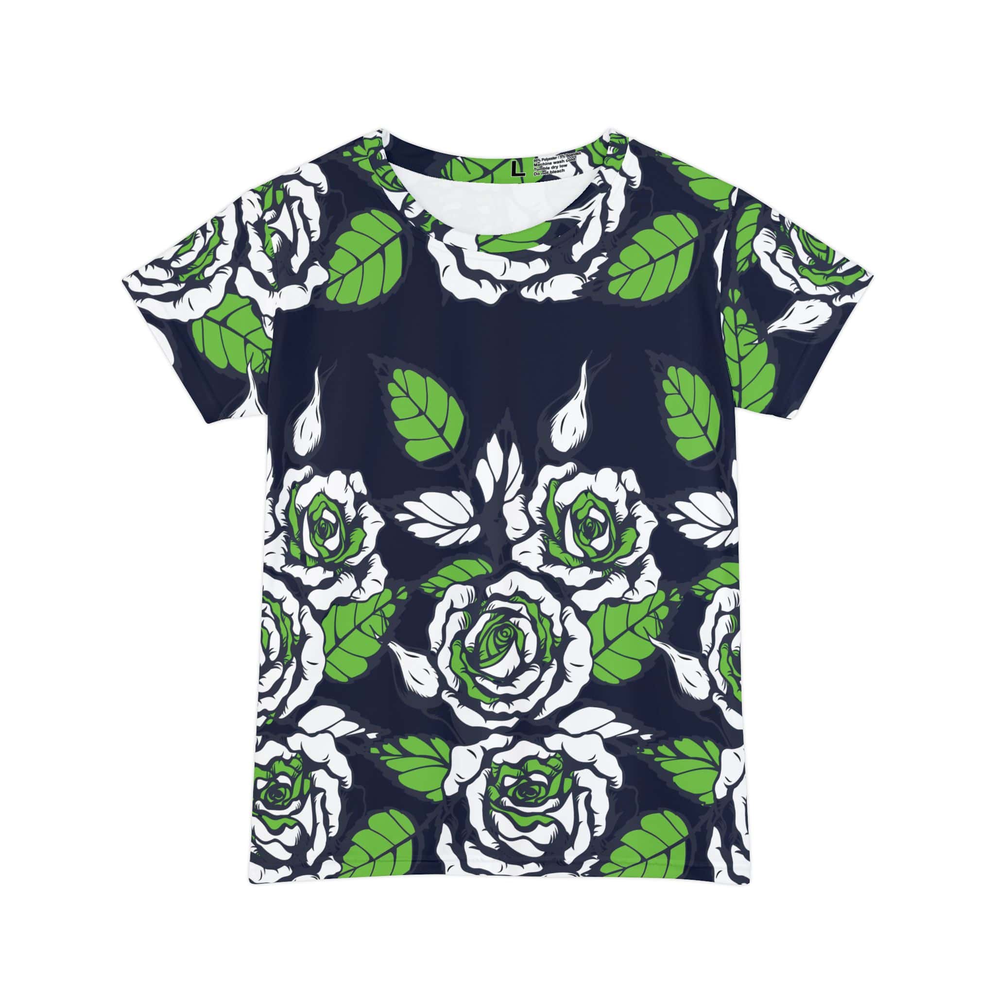 The Everyday Bloom Tee in Midnight Grove