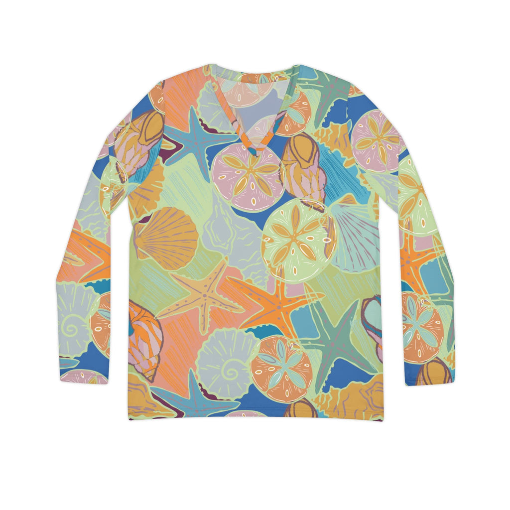 The Everyday V-Neck in Seafoam Treasures