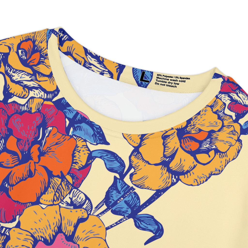 Printify Compressed The Everyday Bloom Tee in Marigold Reverie