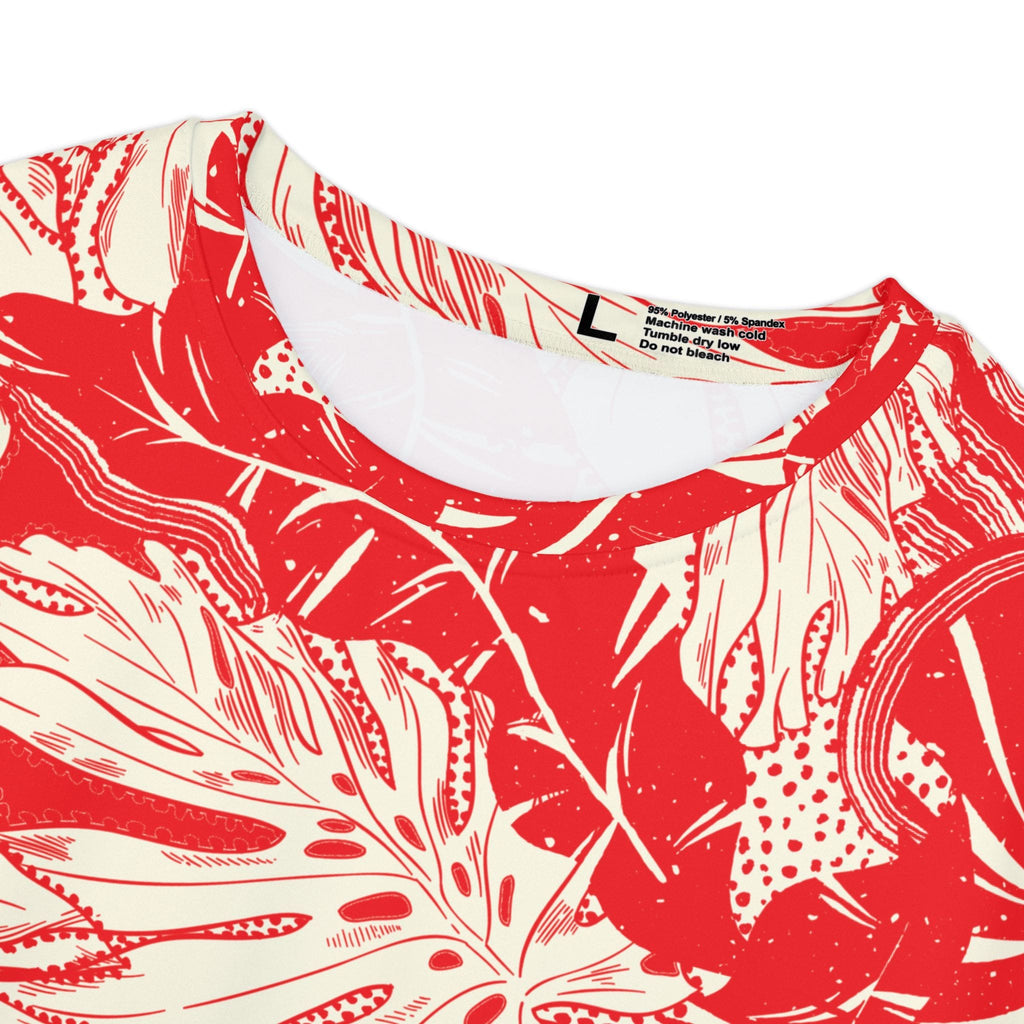 The Everyday Bloom Tee in Scarlet Cabana