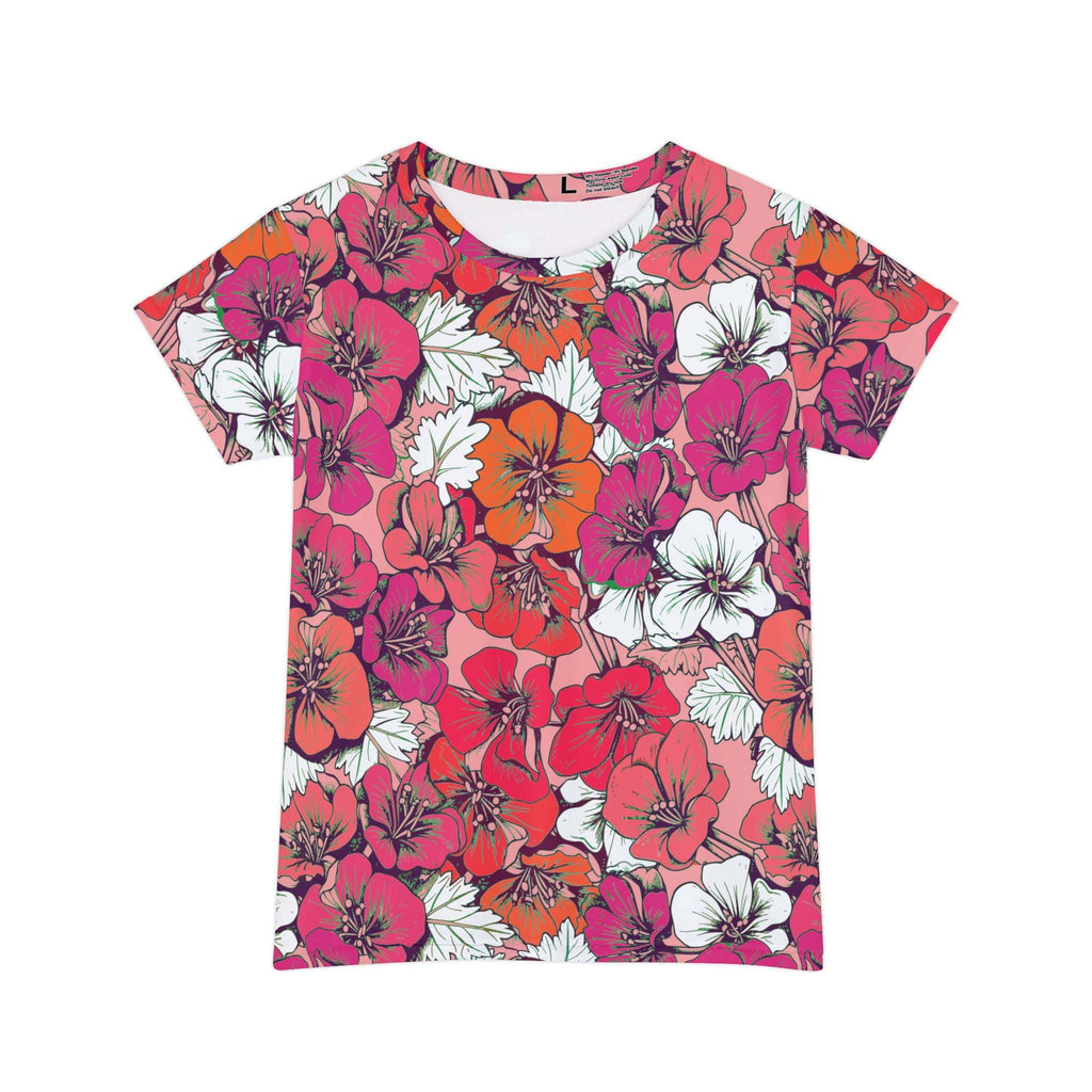 The Everyday Bloom Tee in Bougainvillea Pop