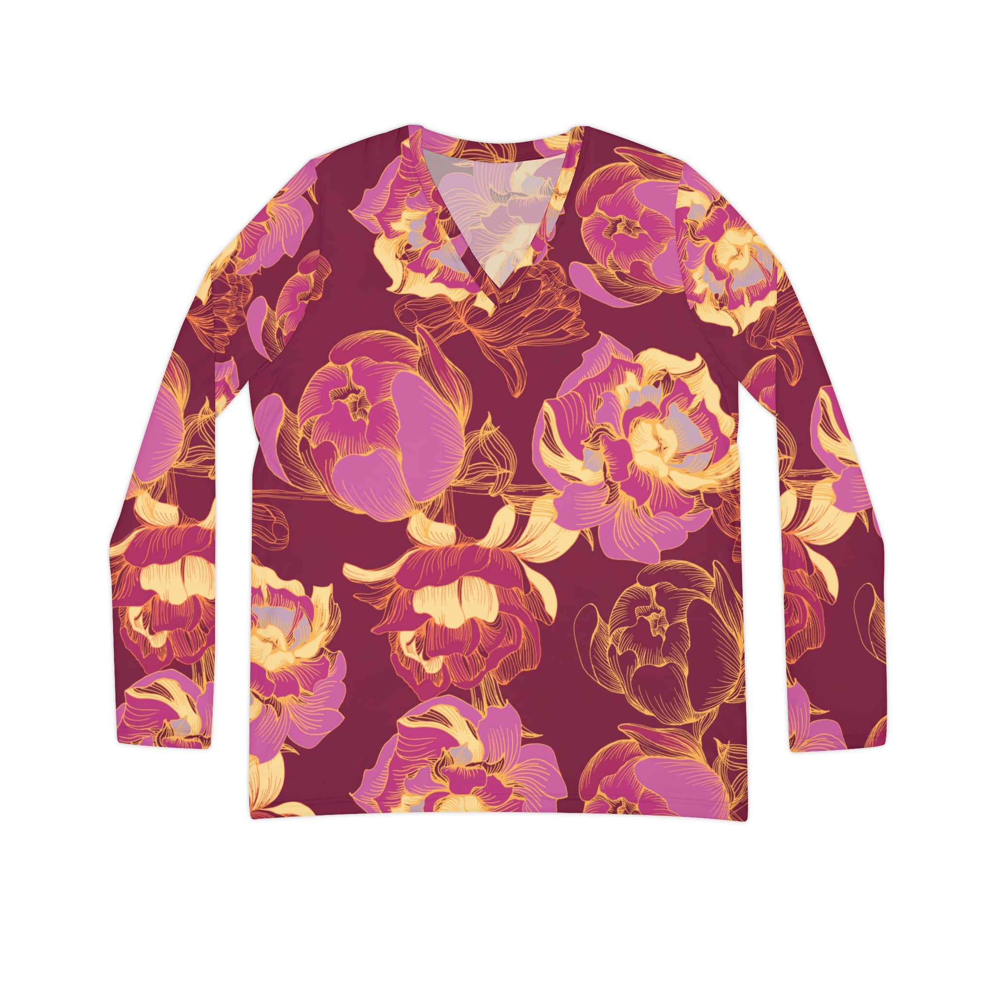 The Everyday V-Neck in Velvet Ember