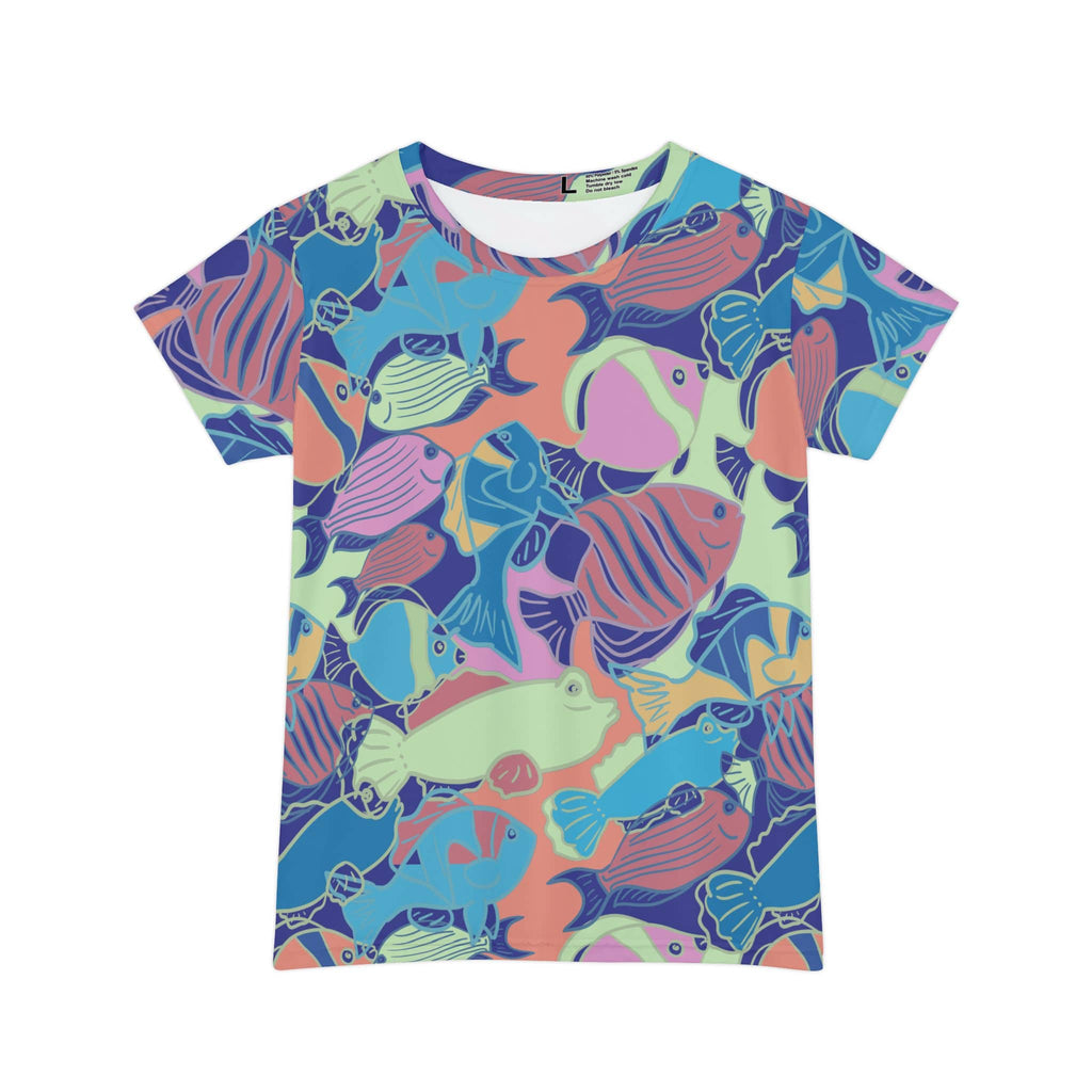 The Everyday Bloom Tee in Coral Current
