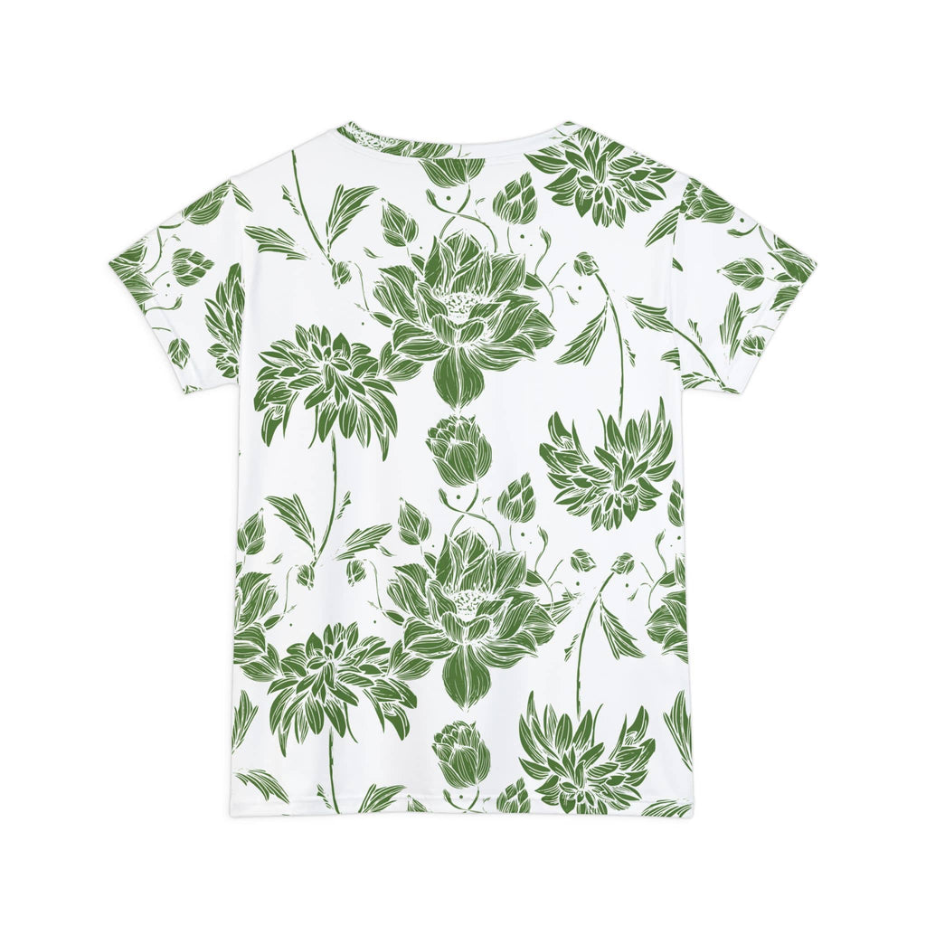 The Everyday Bloom Tee in Verdant Lace