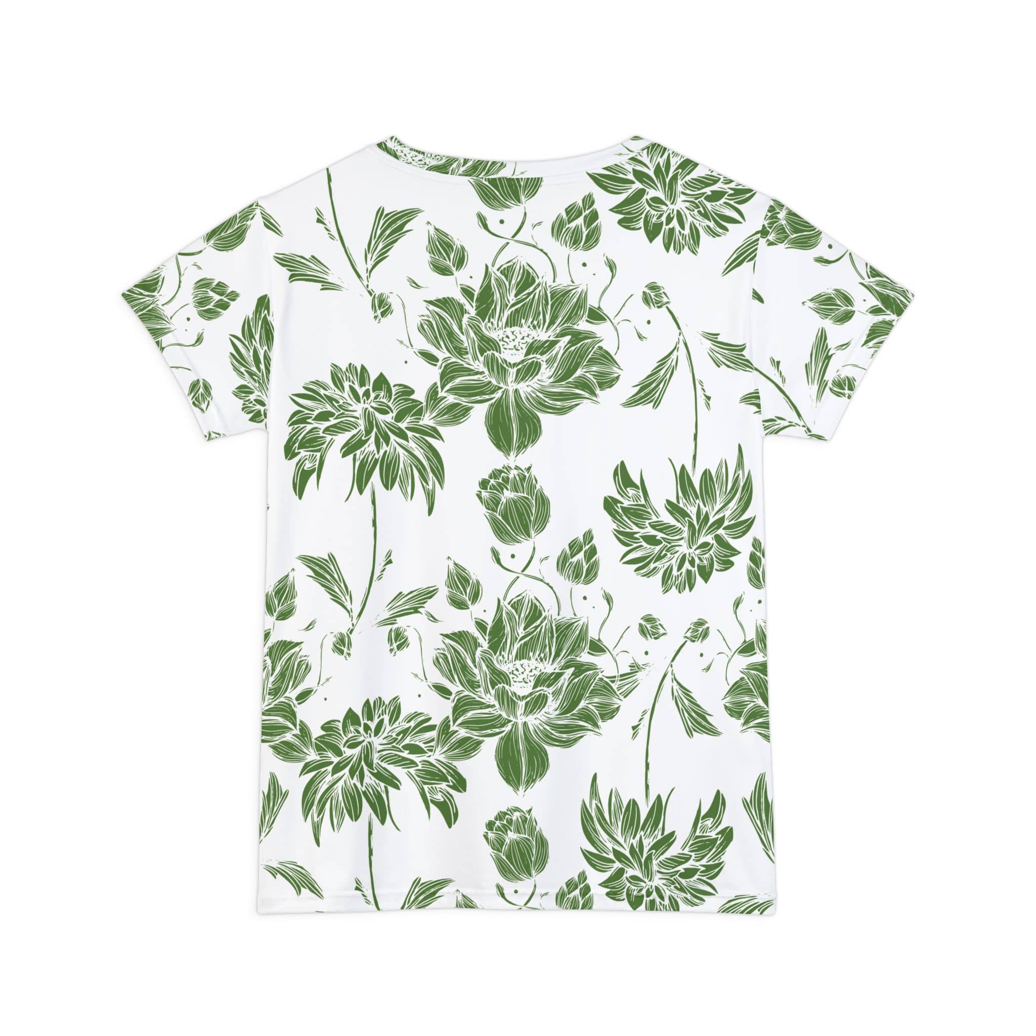 The Everyday Bloom Tee in Verdant Lace