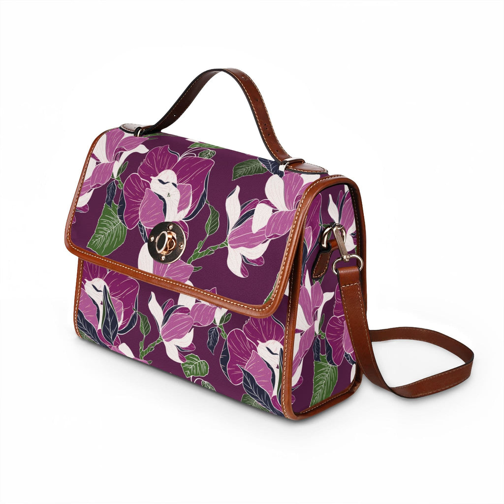 The Everyday Crossbody in Plum Botanica