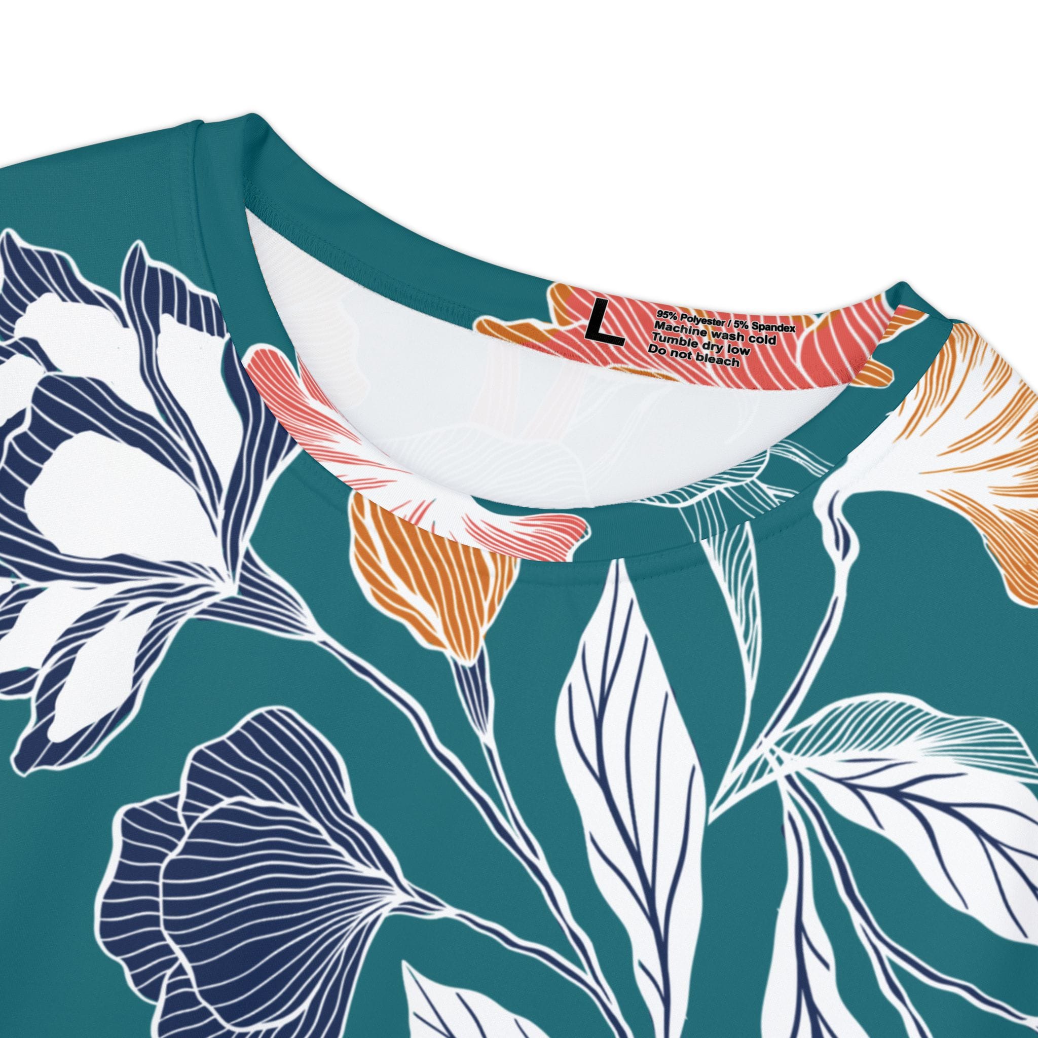 The Everyday Bloom Tee in Teal Botanica