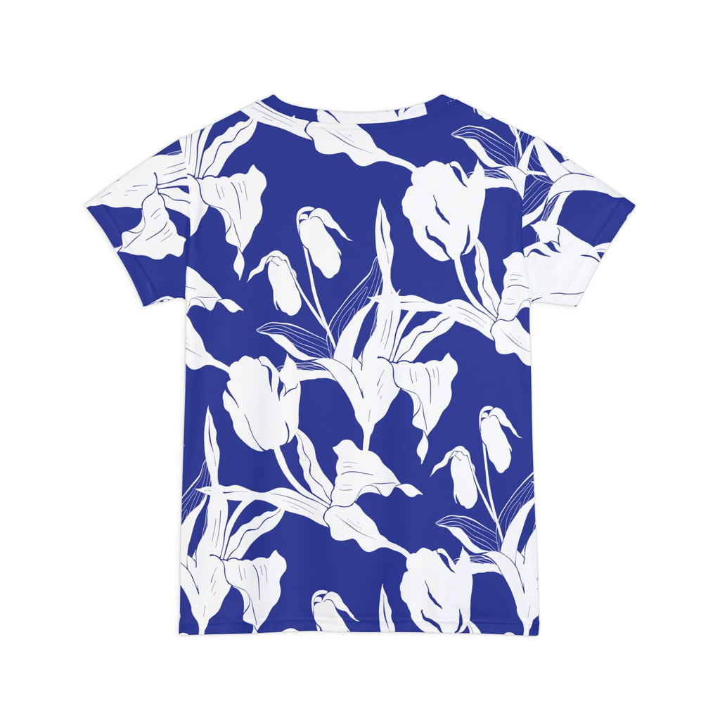 The Everyday Bloom Tee in Cobalt Lily