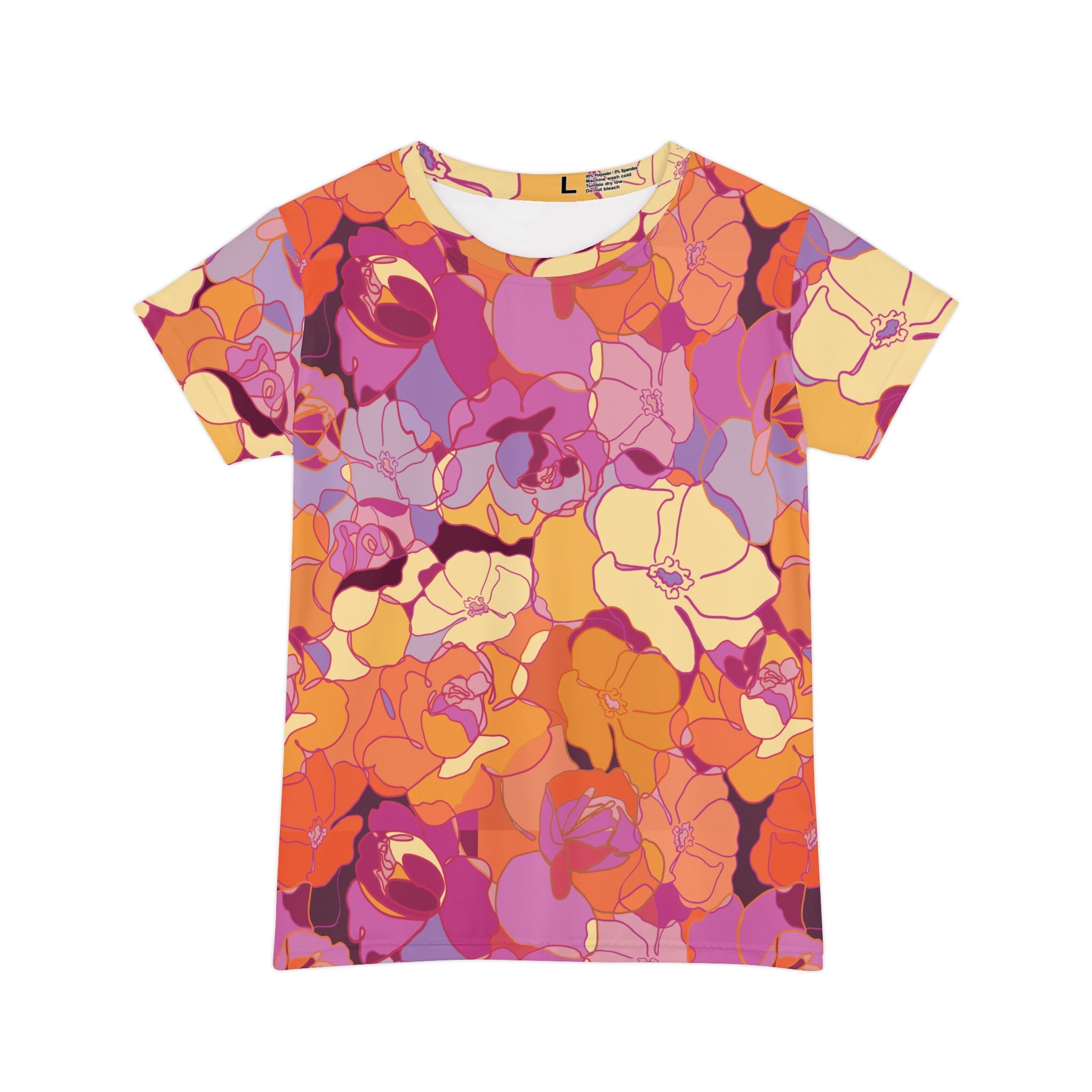 The Everyday Bloom Tee in Petal Riot