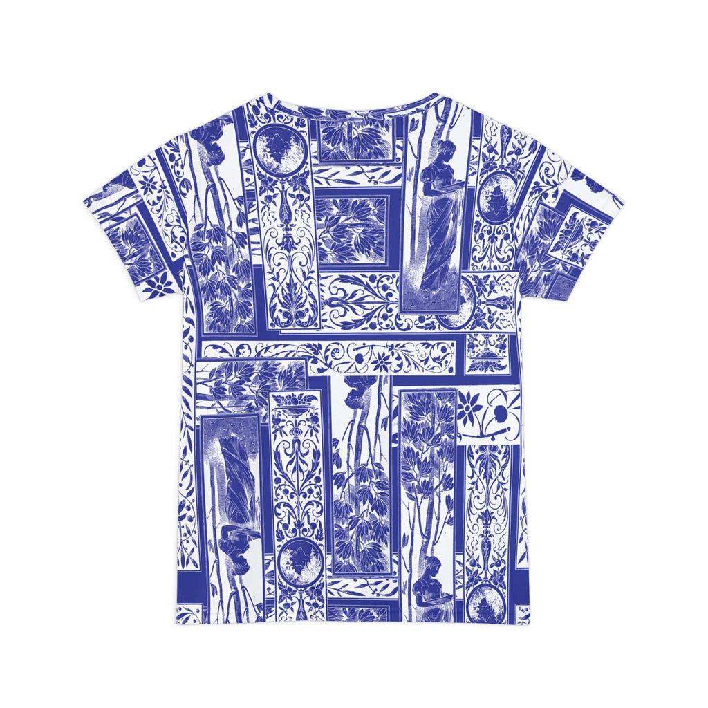 The Everyday Bloom Tee in Cobalt Heirloom