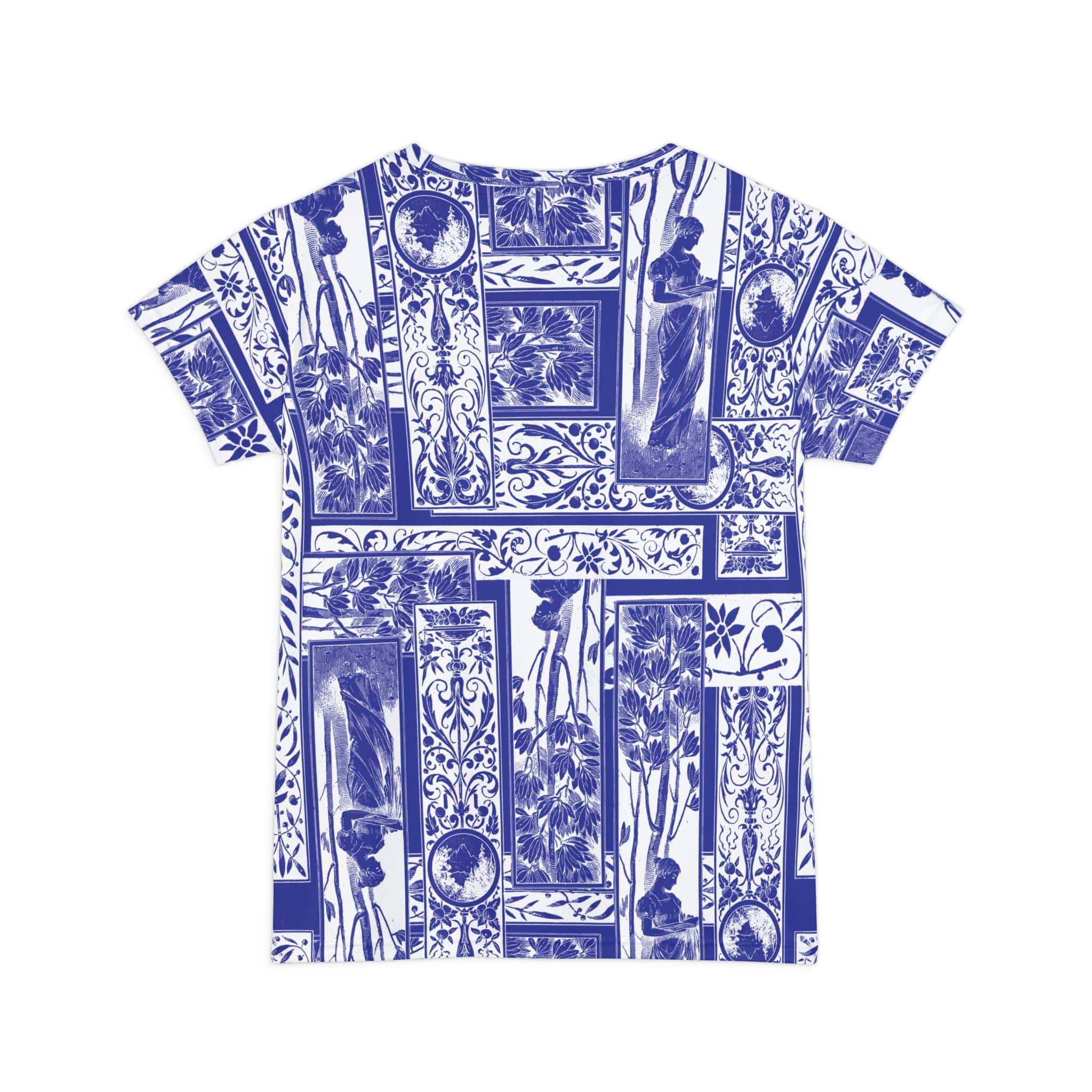 The Everyday Bloom Tee in Cobalt Heirloom