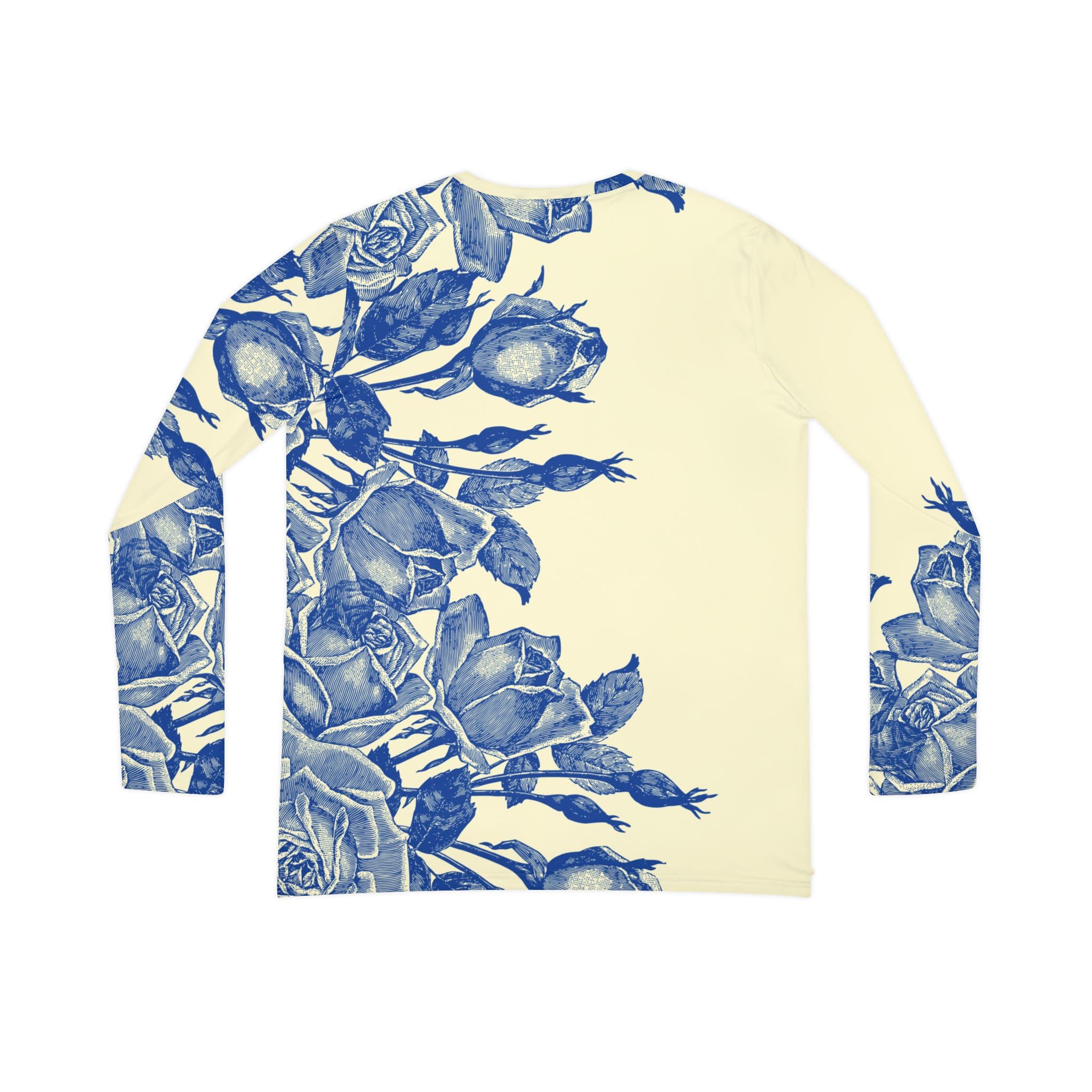 The Everyday V-Neck in Azure Bloom