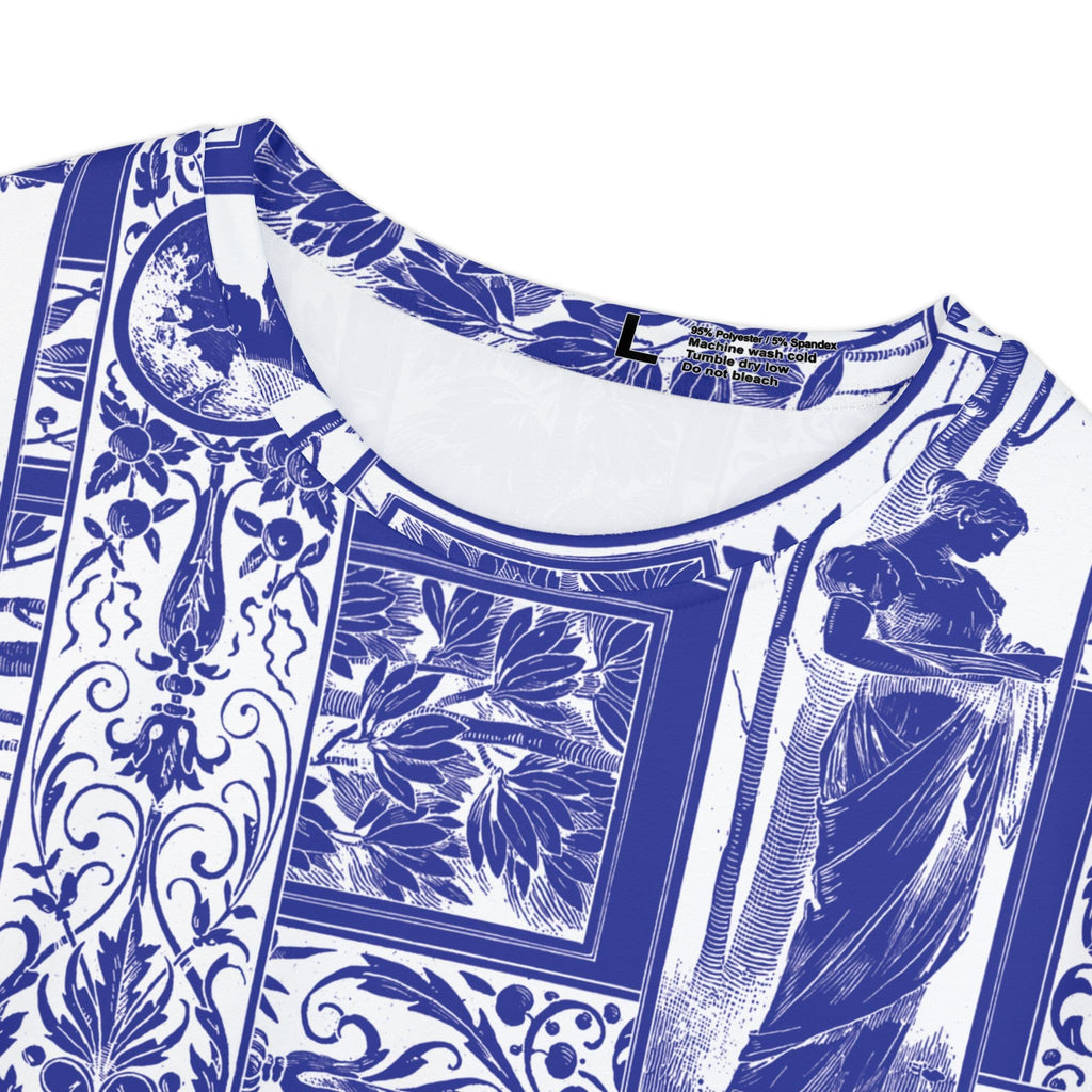 The Everyday Bloom Tee in Cobalt Heirloom