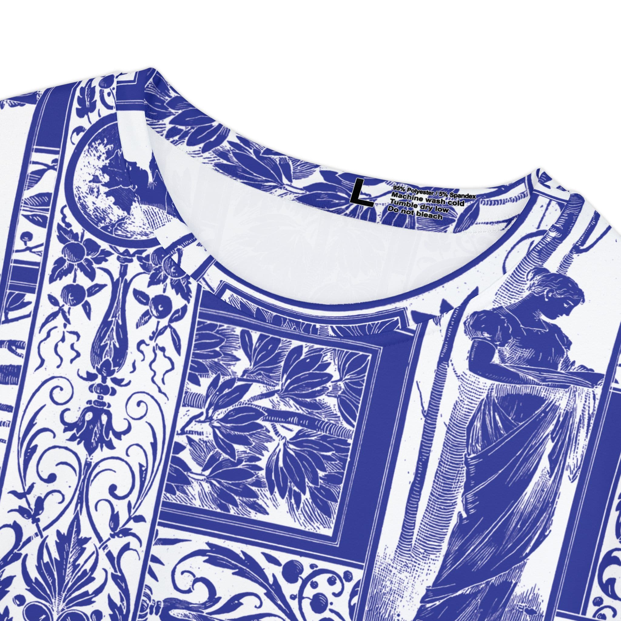 The Everyday Bloom Tee in Cobalt Heirloom
