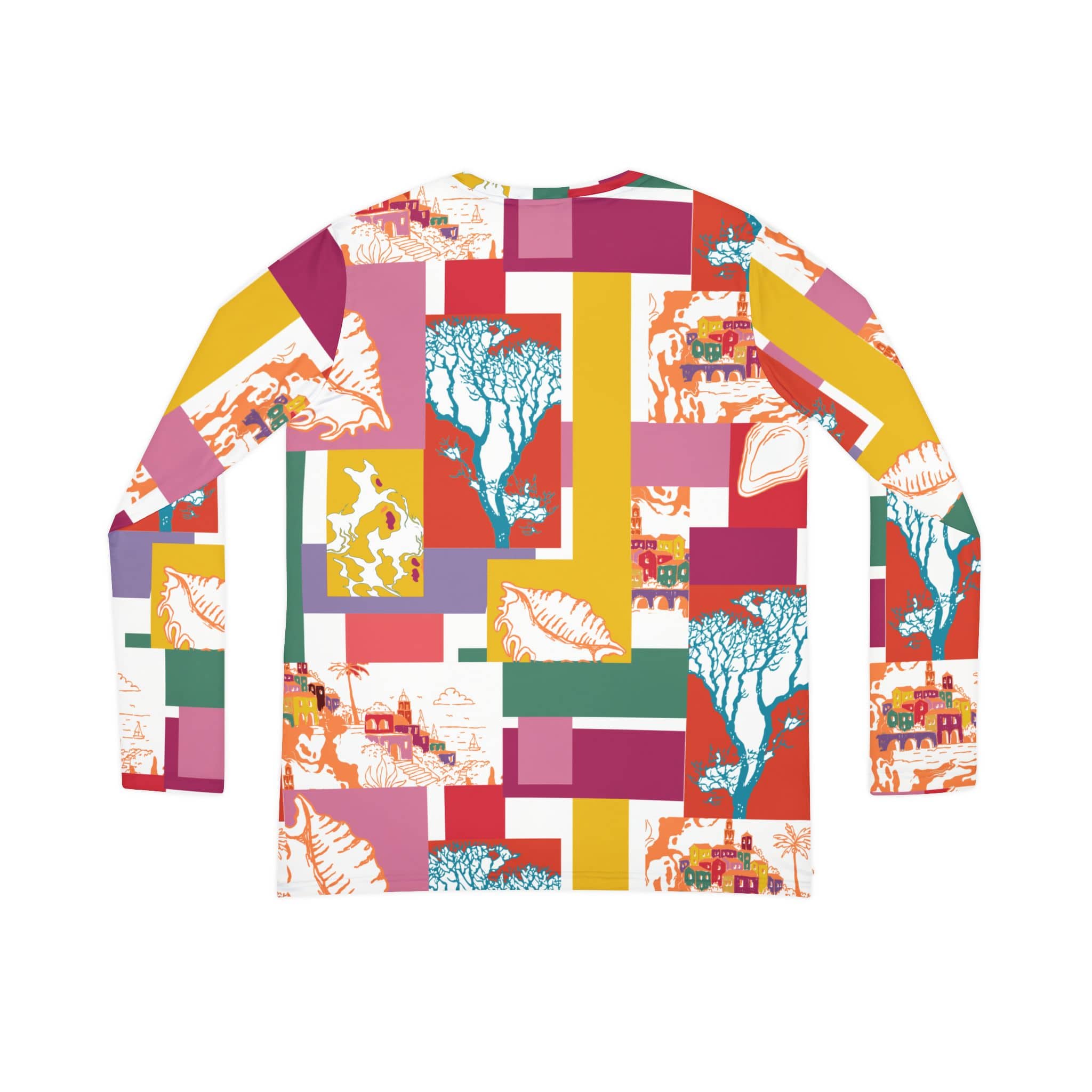 The Everyday V-Neck in Riviera Mosaic