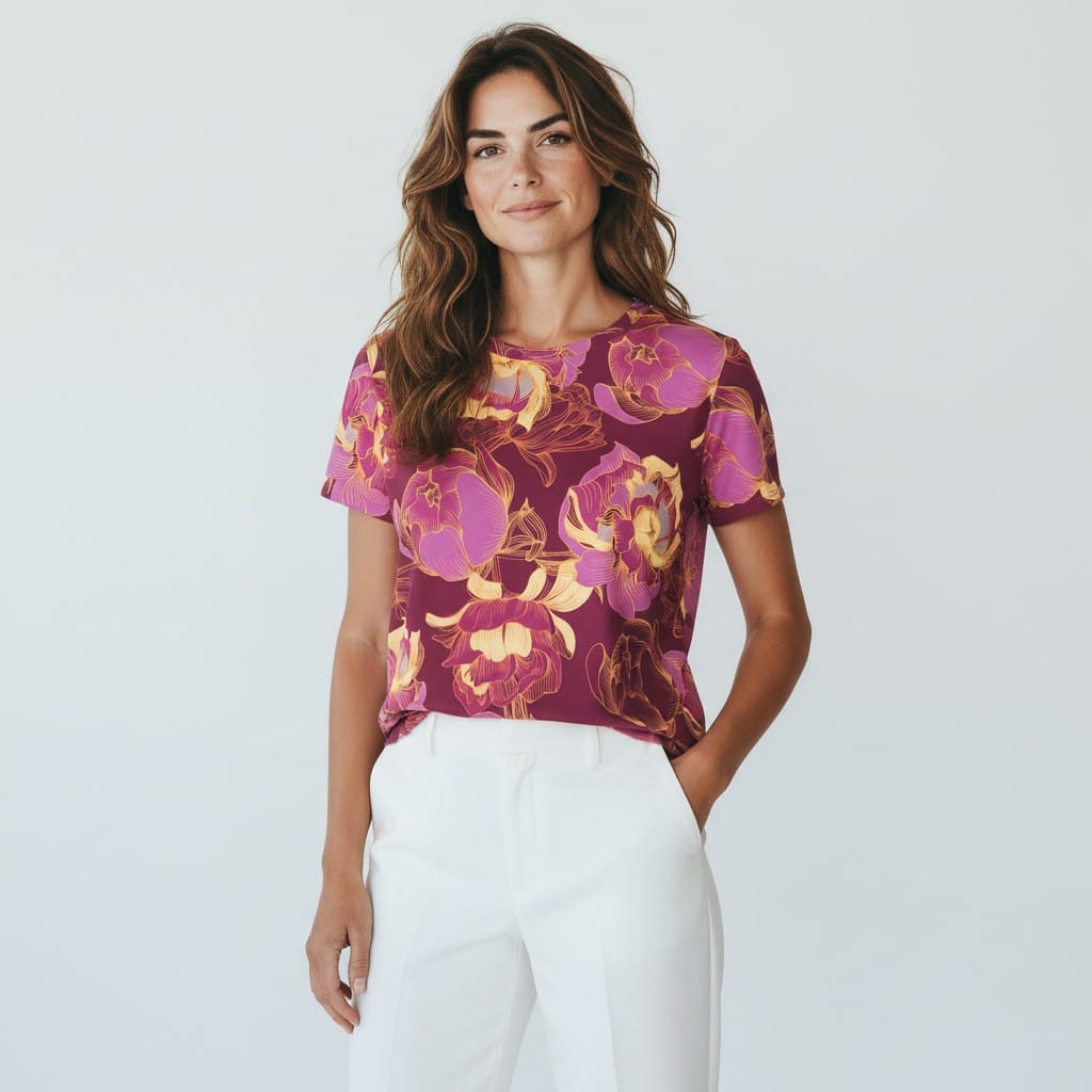 The Everyday Tee in Velvet Ember