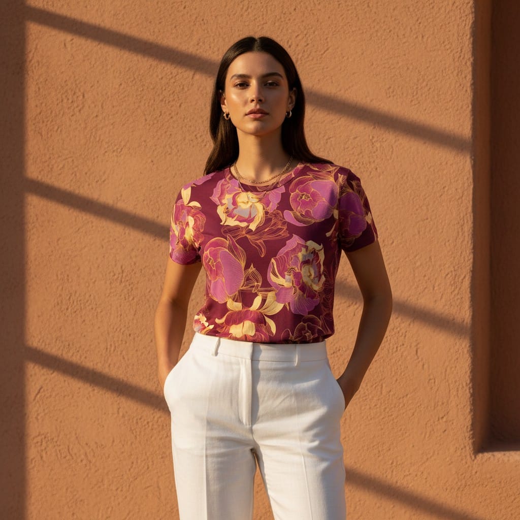 The Everyday Tee in Velvet Ember