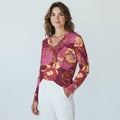The Everyday V-Neck in Velvet Ember