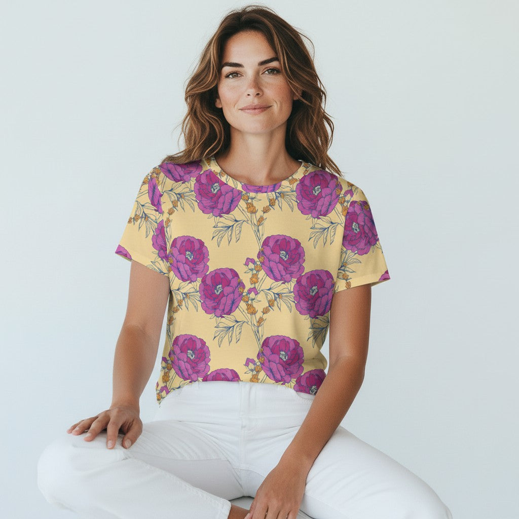 The Everyday Tee in Golden Peony