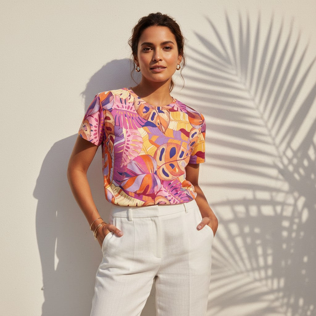 The Everyday Bloom Tee in Canopy Bloom