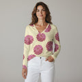 The Everyday V-Neck in Atelier Dahlia