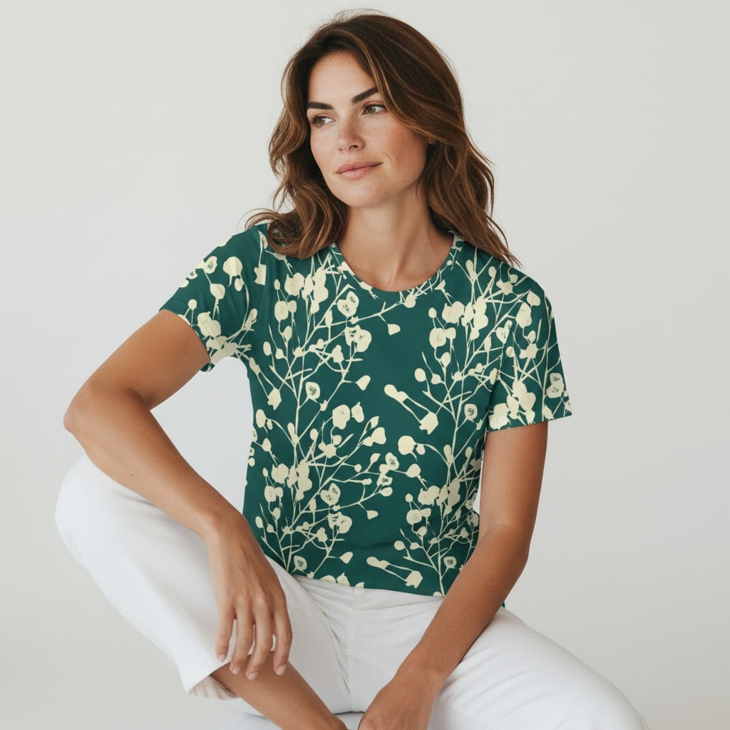 The Everyday Tee in Willow Garden