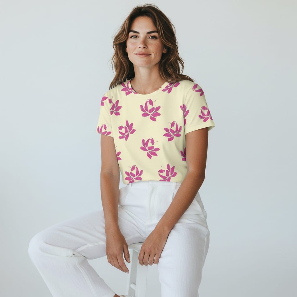 The Everyday Bloom Tee in Petal Drift