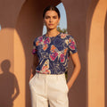 The Everyday Bloom Tee in Nocturne Wings
