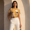 The Everyday Bloom Tee in Golden Meadow