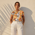 The Everyday Bloom Tee in Apricot Bloom