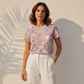 The Everyday Bloom Tee in Citrus Grove