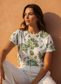 The Everyday Bloom Tee in Verdant Lace