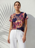 The Everyday Bloom Tee in Velvet Peony